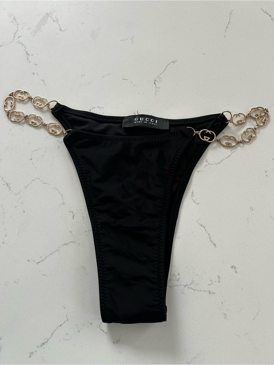 Other - NEW G monogram black gold bikini bottom. Size small